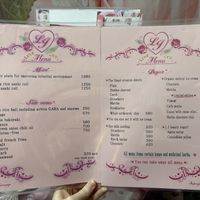 English menu (back)  at LJ in Tokushima