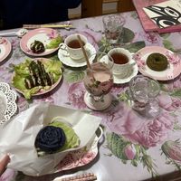 Burger, takoyaki, smoothie  at LJ in Tokushima