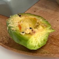 Inedible avocado from Buddha bowl   at O.DA in Sibenik