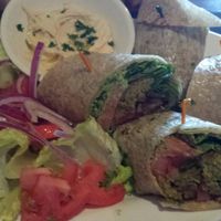 Falafel wrap at Dvash in Boca Raton
