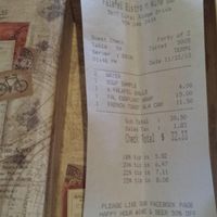 The check at Dvash in Boca Raton