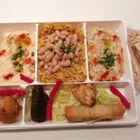Vegan platter for 1 person at Maison Du Liban in Nancy