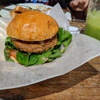 Beyond burger and super greens smoothie at Chey's Kitchen in Philadelphia