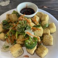 Salt and pepper tofu   at Mitasie in Lake Forest