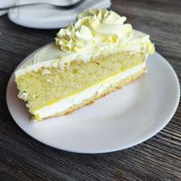 Vegan lemon cake at Mitasie in Lake Forest