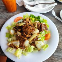 Vegan Shaking beef at Mitasie in Lake Forest