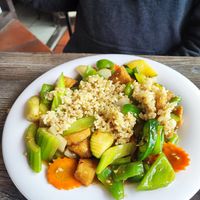 Vegan Kungpao chicken at Mitasie in Lake Forest