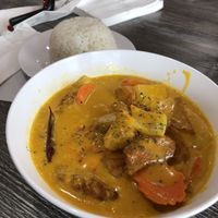 Spicy curry soy chicken (spicy) at Mitasie in Lake Forest