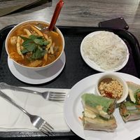 Thai Soup Special, Vermicelli, and Spring Rolls at Mitasie in Lake Forest
