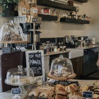 Pastry counter at Feel Love Coffee in St George