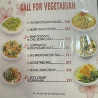 New menu design  at Love Ramen in Lancaster