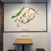 Blue bird  at Café Bluebird in Chamonix-mont-blanc