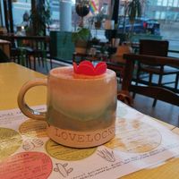 Chai Latte at Lovelocks in Liverpool