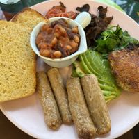 Vegan breakkie   at Lovelocks in Liverpool