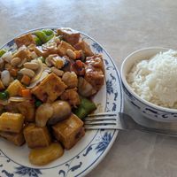 Kung Pao tofu at Grand China in Greer