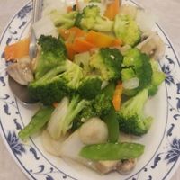 Chinese vegetables. Full of garlicky flavor! at Grand China in Greer