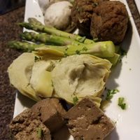 Vegan Entree offerings at The Melting Pot in Raleigh