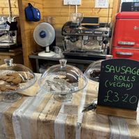 Gingerbread men and sausage rolls   at Flicka Donkey Sanctuary in Penryn