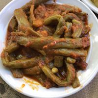 beans in tomatos sauce  at Nyn & Aei in Crete