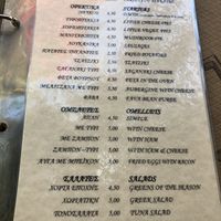 Menu  at Nyn & Aei in Crete
