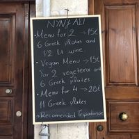 Menu  at Nyn & Aei in Crete