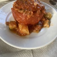 Gevulde tomaat  at Nyn & Aei in Crete