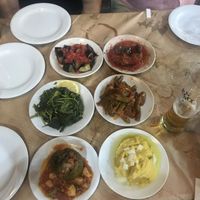 6 vegan plates  at Nyn & Aei in Crete