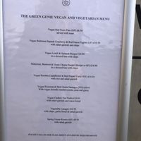 Veggie and vegan starter and mains  at Galleon Inn in Broad Haven