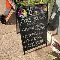 Outside menu at Mad Snake Cafe in Darwin