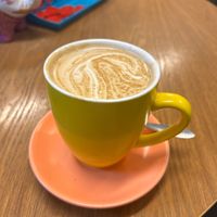 I didn’t realise the coffees come in different sizes so I was just given a large one. Delicious but I should have been asked which size I wanted    at Mad Snake Cafe in Darwin