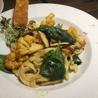 seasonal pasta selection at L.May Eatery in Dubuque