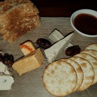 Vegan cheeseboard at The Drake in Victoria