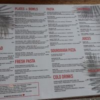 Menue at One O Eight Lifestyle Cafe in Pune