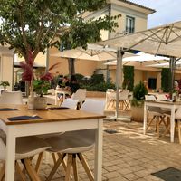 Terrace at Donna Vegana in Mallorca