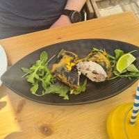 Sushi burrito! at Donna Vegana in Mallorca