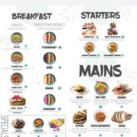 Menu. at Donna Vegana in Mallorca