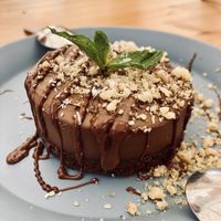 Choc cake   at Donna Vegana in Mallorca