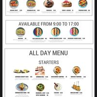 Menü  at Donna Vegana in Mallorca