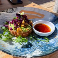 Korean Rice Cake  at Donna Vegana in Mallorca