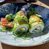 Mango-Feta Sushi  at Donna Vegana in Mallorca