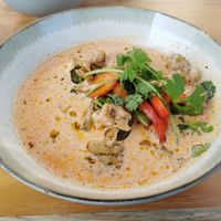 Thai curry at Donna Vegana in Mallorca