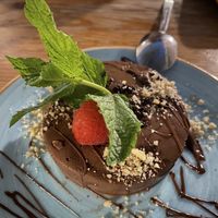 Chocolate raspberry cake   at Donna Vegana in Mallorca