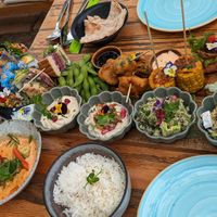 Sharing platter at Donna Vegana in Mallorca