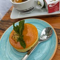 Cheesecake at Donna Vegana in Mallorca