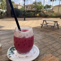 Pink Iced Latte  at Donna Vegana in Mallorca