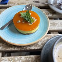 Mango cheesecake   at Donna Vegana in Mallorca