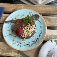 Chocolate cheesecake   at Donna Vegana in Mallorca