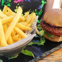 Burger at Donna Vegana in Mallorca