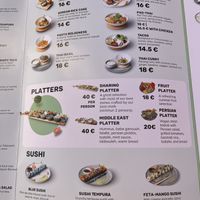 Menu   at Donna Vegana in Mallorca