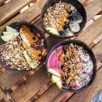 Smoothie bowls! at Donna Vegana in Mallorca